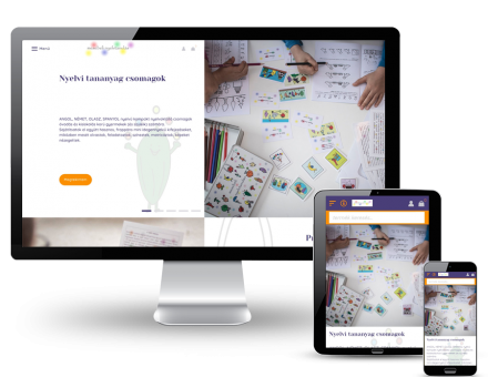 Mesebelinyelvtanulas.hu - nyelvtanulás, nyelvi csomagok gyerekeknek - reszponzív webáruház készítés