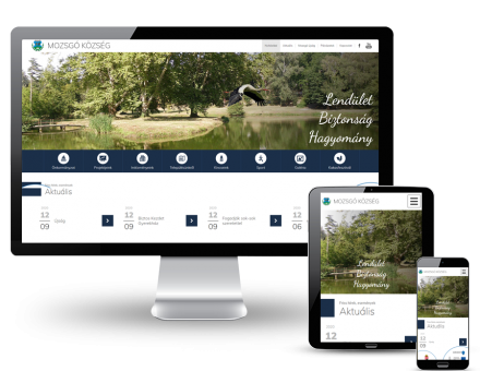 Mozsgo.hu - Mozsgó - reszpoznív honlapkészítés
