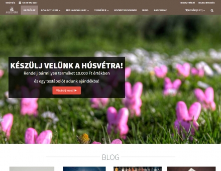 algothermshop.hu webáruház megújítása