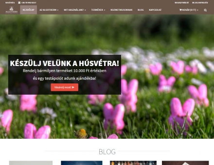 algothermshop.hu webáruház megújítása