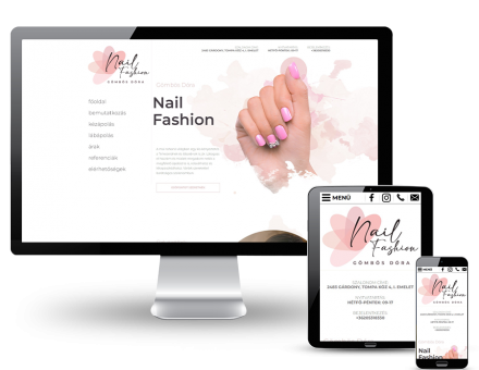 Nailfashion.hu - Manikűr és pedikűr Gárdonyban Nail Fashion - reszponzív honlapkészítés