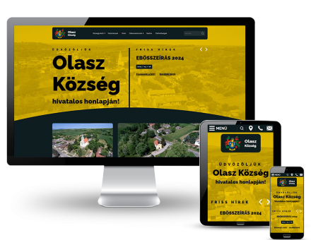 Olasz.hu - Olasz Község hivatalos honlapja - Reszponzív weboldal készítés