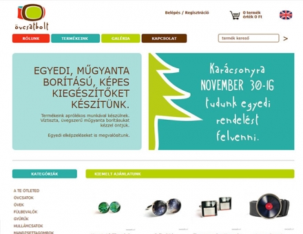 ovcsat.hu webáruház programozása