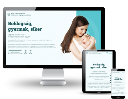 Pecsimeddoseg.hu - Pécsi Tudományegyetem Szülészeti és Nőgyógyászati Klinika - reszponzív honlapkészítés