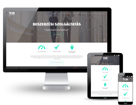Rdbhungary.hu beszerzési szolgáltatásokat végző reszponzív weboldal készítése