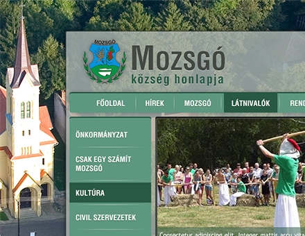 Mozsgó Község honlapja