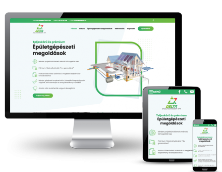 Deltagepesz.hu - Hőszivattyúk, épületgépészet - Delta Gépész - reszponzív weboldal készítés