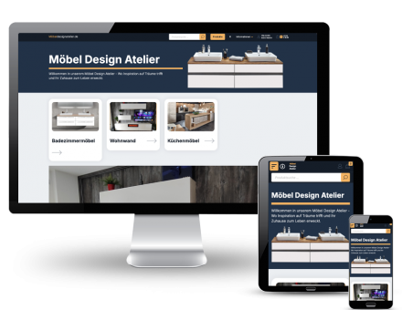 Moebeldesignatelier.de - Bútortervező stúdió - reszponzív webáruház készítés