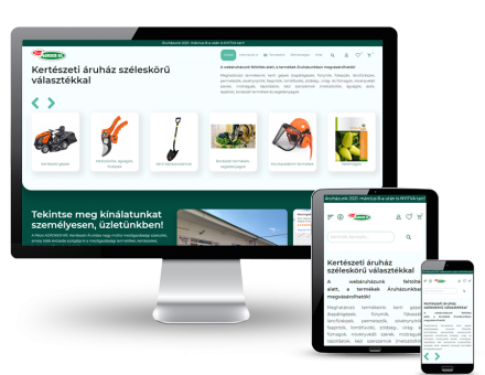 Pecsiagroker.hu - Kertészeti áruház - Reszponzív webáruház készítés