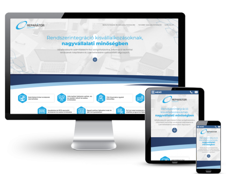Reparator.hu - Számítástechnikai szolgáltatások - reszponzív honlapkészítés