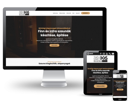 Szaunakeszites.com - Szauna építés, készítés egyedi igények alapján - reszponzív honlapkészítés