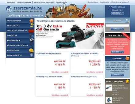 Szerszámia.hu webáruház