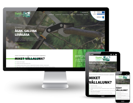 Szigetstil.hu - gallyazás, villamoshálózat- és nyiladéktisztítás - reszponzív weboldal készítés