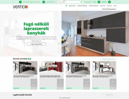 Vertexbutor.shop reszponzív bútor webáruház készítése