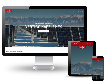Vertigonapelem.hu - Vertigo Group Napelemek - reszponzív honlapkészítés