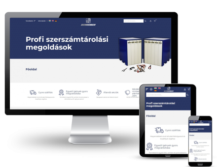 Werkzeugschrank.eu - Profi szerszámtárolási megoldások - reszponzív webáruház készítés