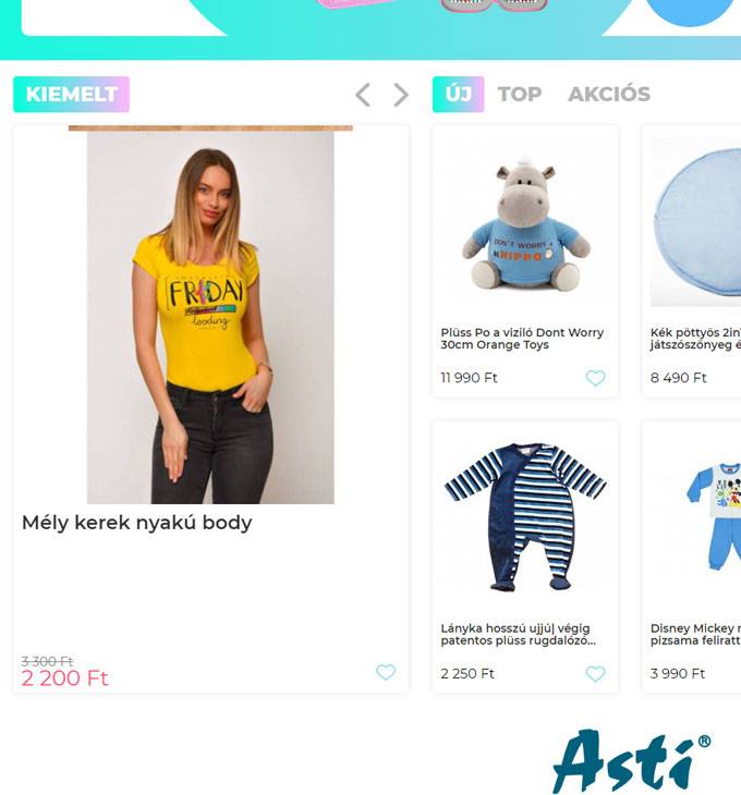 Atshop.hu - Lakástextil, kreatív hobbi, ruházat - reszponzív webáruház készítés