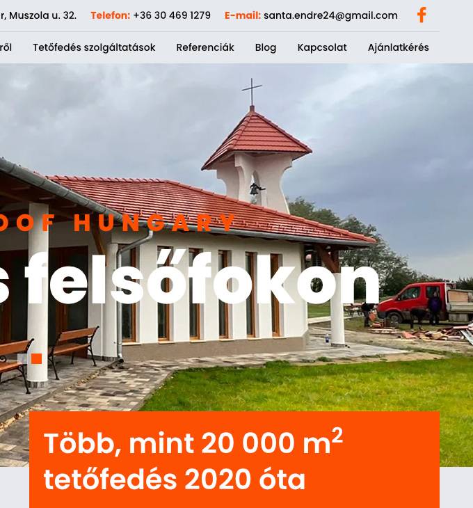 Balkanroof.hu honlapkészítés és keresőoptimalizálás Demján Sándor Program pályázati támogatásával