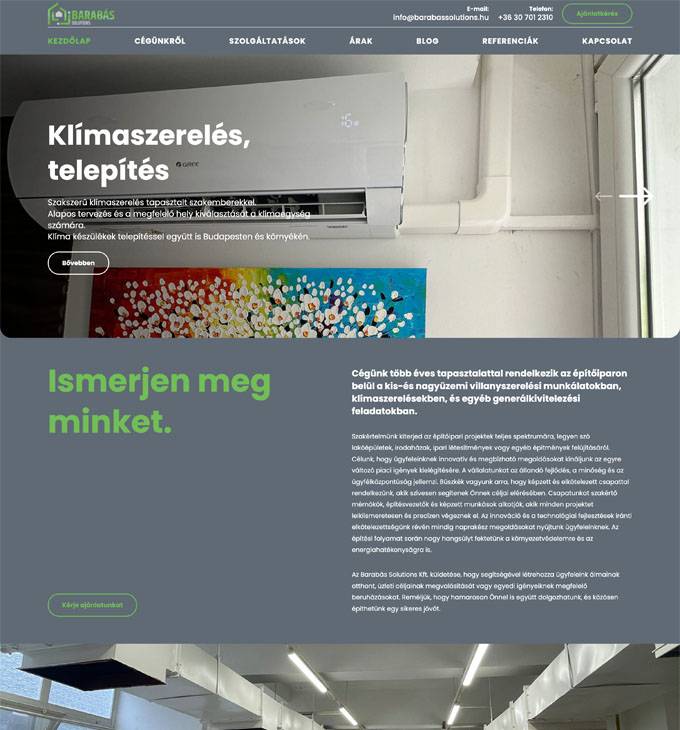 Barabassolutions.hu - Barabás Solutions - Klímaszerelés, villanyszerelés
