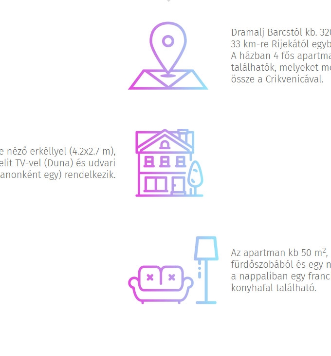 Drami Apartman mobilbarát bemutatkozó weblapkészítés