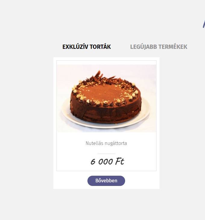 Egykisnasi.hu minőségi tortákat árusító reszponzív webshop készítés