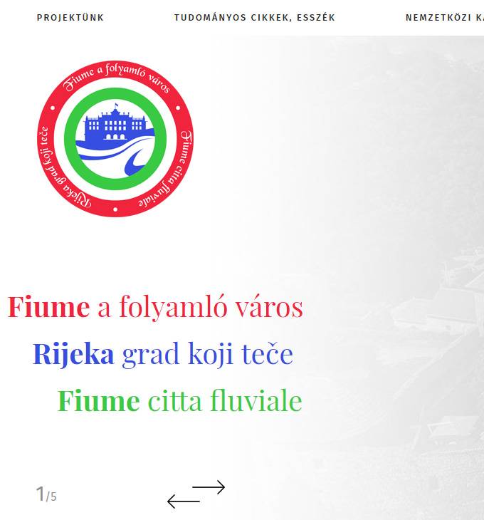 Folyamlovaros.hu - Fiume a folyamló város projektoldal - reszponzív honlapkészítés