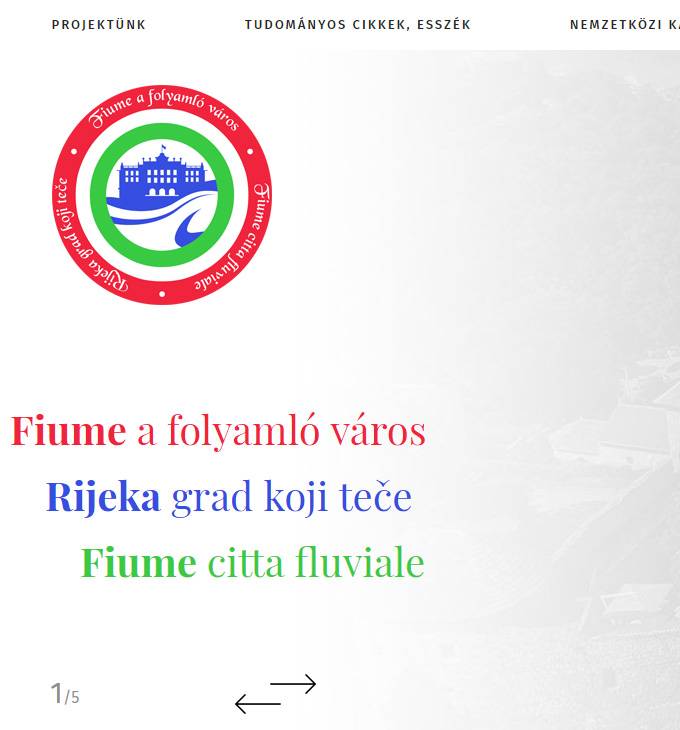 Folyamlovaros.hu - Fiume a folyamló város projektoldal - reszponzív honlapkészítés