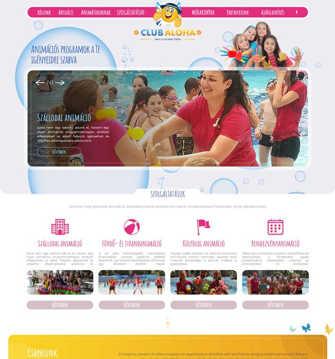 Gyermekanimacio.hu - gyermek animáció, animációs programok szervezése - reszponzív honlapkészítés Gyermekanimacio.hu - gyermek animáció, animációs programok szervezése - reszponzív honlapkészítés
