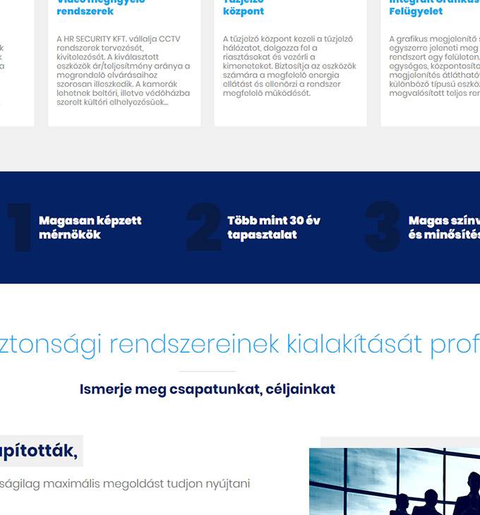 Hrsecurity.eu - Vagyonvédelem, tűzjelző rendszer, riasztók - reszponzív honlapkészítés