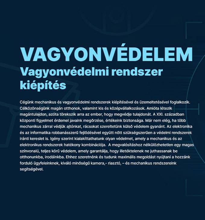 It-neked.hu - Vagyonvédelmi rendszerek kiépítése - reszponzív honlapkészítés