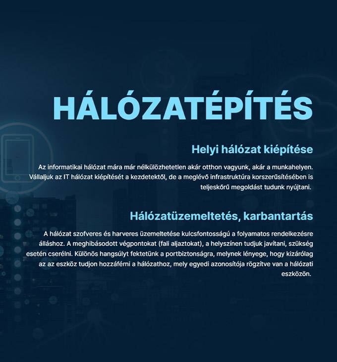 It-neked.hu - Vagyonvédelmi rendszerek kiépítése - reszponzív honlapkészítés