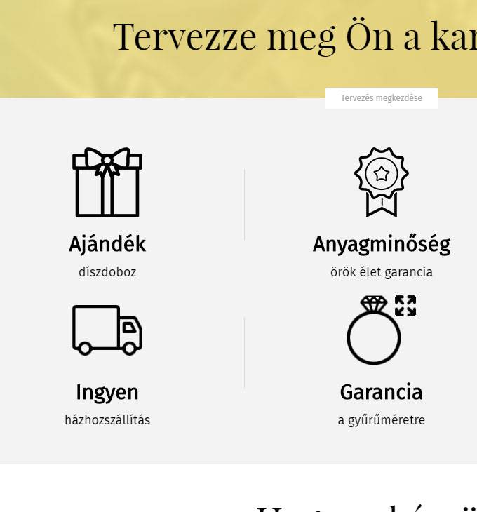 Karikagyurukell.hu - karikagyűrűket árusító reszponzív honlap készítése
