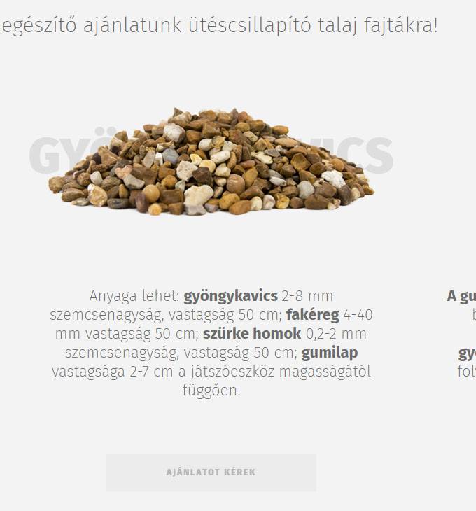 Kertijatek.com - játszóházak, játszótéri eszközök, kerti játékok reszponzív webáruház készítés