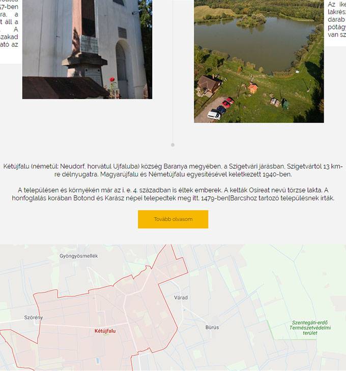 Ketujfalu.hu - Kétújfalu Község honlapja - reszponzív honlapkészítés