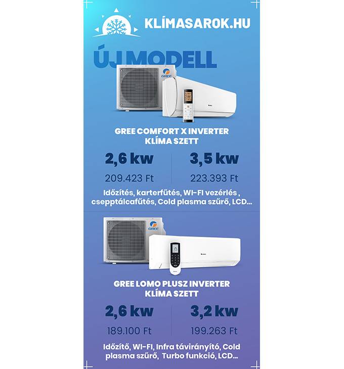 Klimasarok.hu - LA4 méretű szórólap tervezése