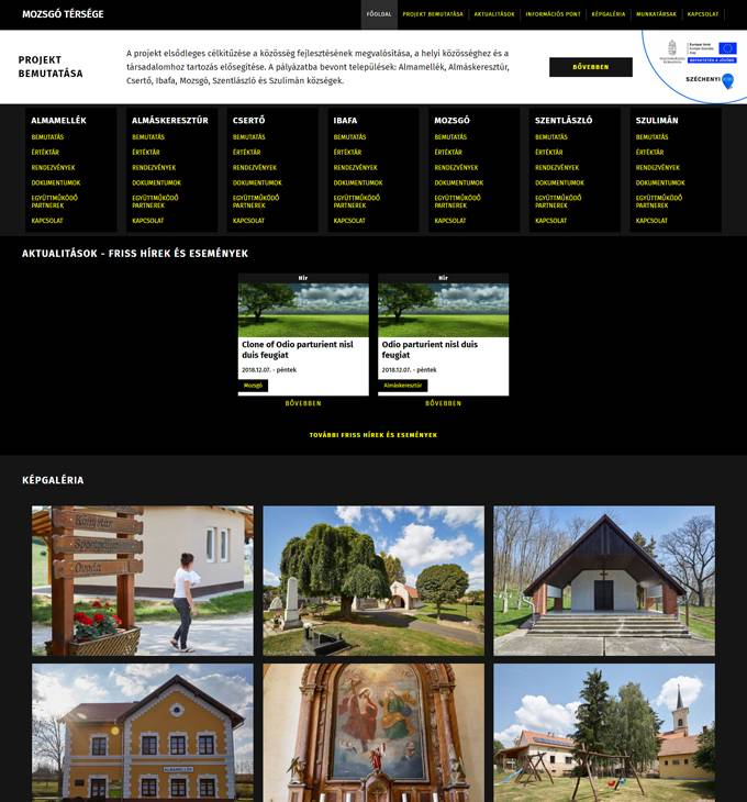 Mozsgotersege.hu - akadálymentes reszponzív honlapkészítés