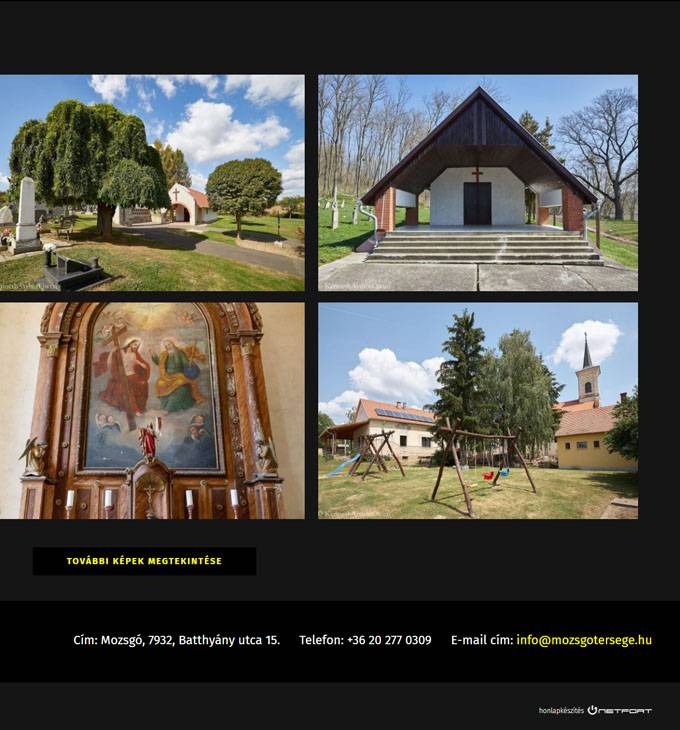 Mozsgotersege.hu - akadálymentes reszponzív honlapkészítés
