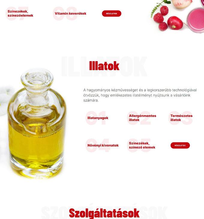 Multifruct.com - Komplex aromatizálási szolgáltatások - reszponzív weboldal készítés