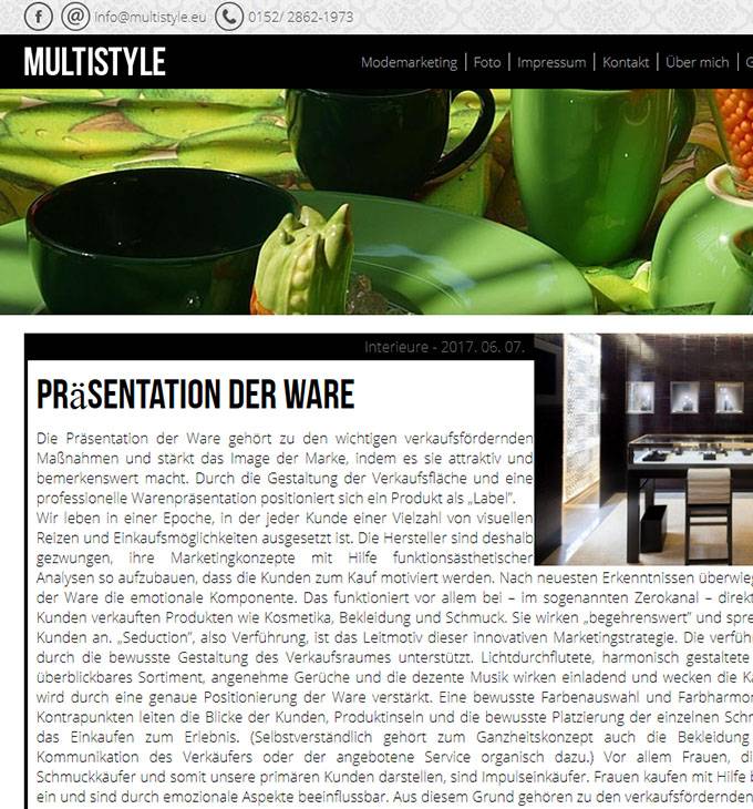 Multistyle.eu - reszponzív divatblog készítés