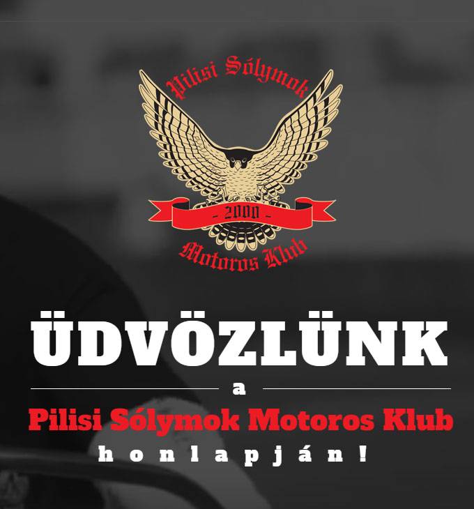 Pilisisolymok.hu - Pilisi Sólymok Motoros Klubjának reszponzív honlap készítése