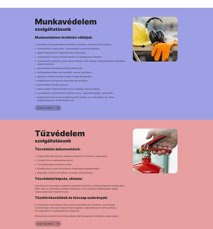 Piricoop.hu - Munkavédelem, tűzvédelem, kártevőirtás - reszponzív honlapkészítés