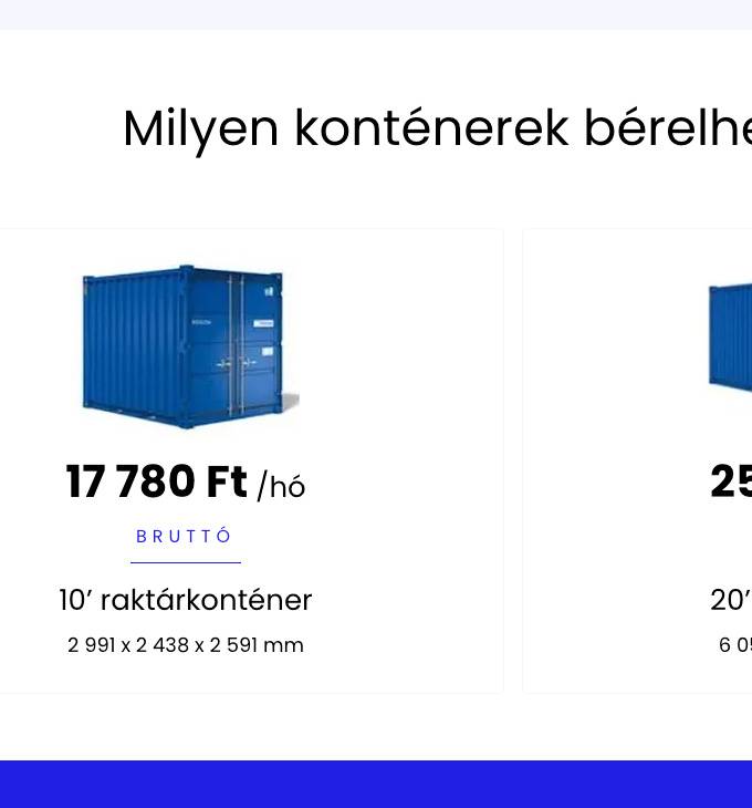 Raktarpecs.hu bemutatkozó weboldal készítés