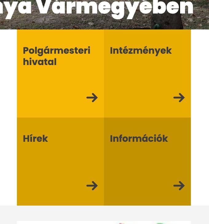 Satorhely.hu - Sátorhely település honlapja - reszponzív weboldal készítés