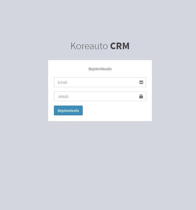 Shop.koreauto.hu - CRM