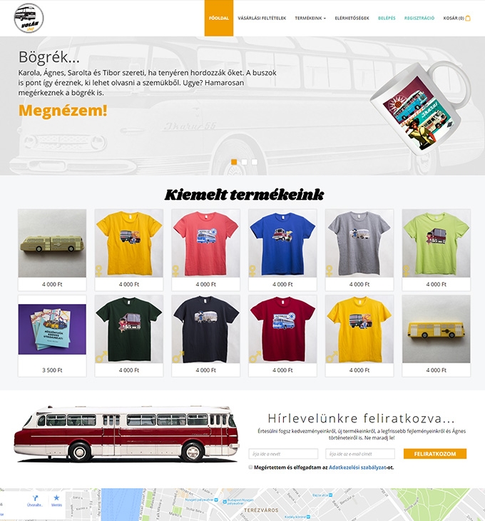 Volanshop.hu reszponzív webáruház készítése