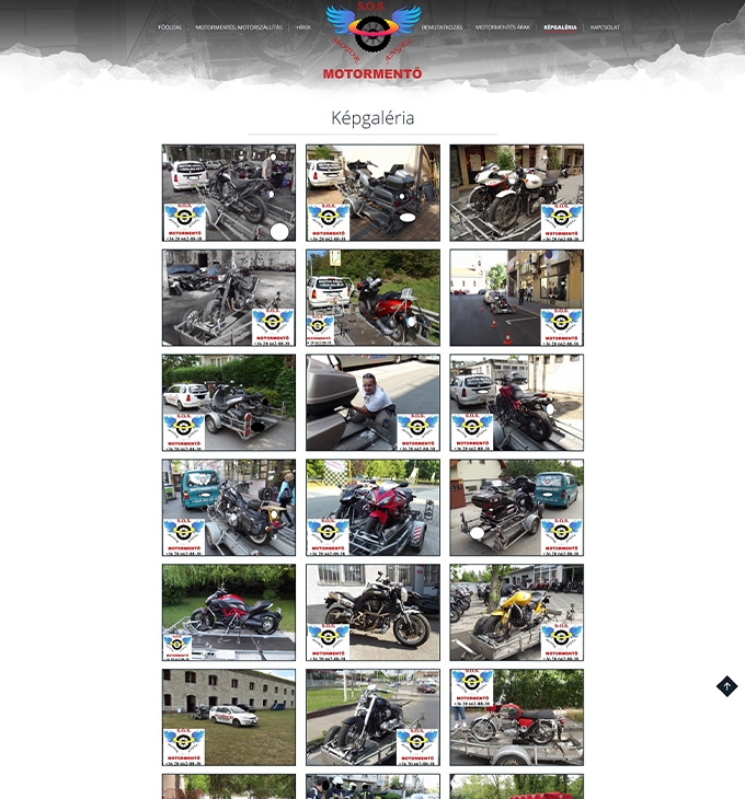 Motorangel.hu responsive weboldalkészítés