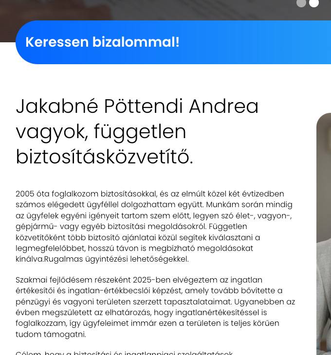 Szigetvarbiztositalak.hu honlap elkészítése pályázati forrásból