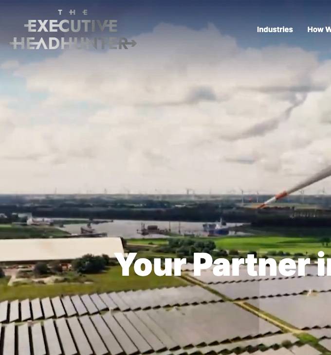 Theexecutiveheadhunter.com Reszponzív cégbemutató weboldal készítés