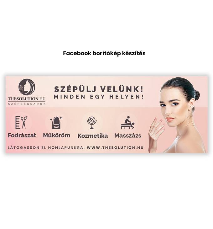 Thesolution.hu - A4, LA4, 4 oldalas LA4 szóróanyag, időpontkártya és facebook borítókép készítés