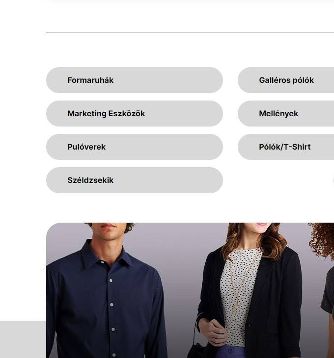 Tshirts.hu - Férfi, női, gyermek ruházati webshop - reszponzív webáruház készítés